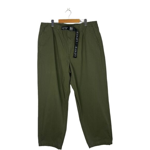 LEVI'S MEN'S Green Olive Night Tactility Jogger Pants US XXL - Picture 5 of 16